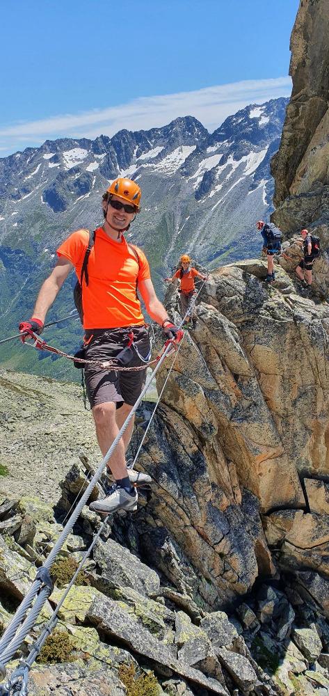 Klettersteig am Krokodil