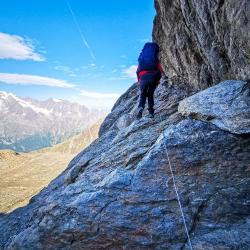 Lagginhorn klettersteig