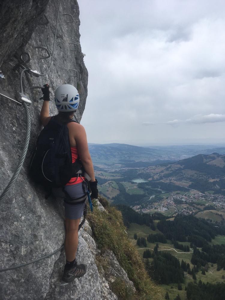 Via ferrata descente