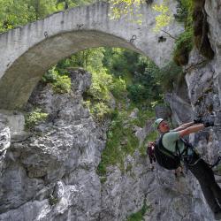 Via ferrata les Gorges de Mauvoisin - Saxifrage