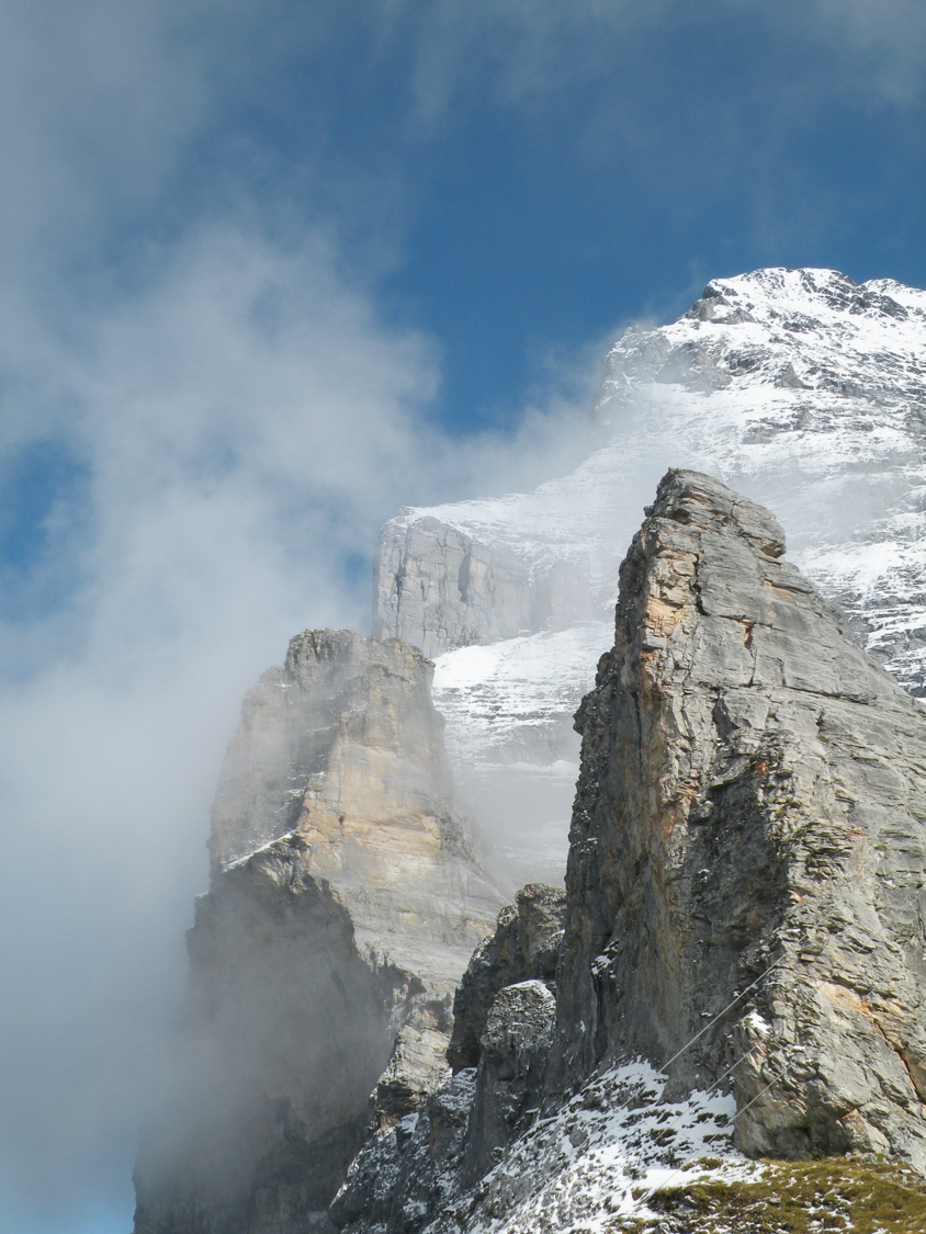 Rotstock, with the Eiger behind.