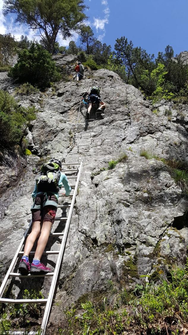 Einstieg Klettersteig Adlerhorst