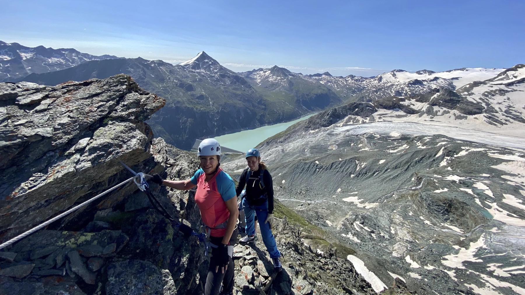 Via Ferrata Britannia and Mattmark-Stausee.