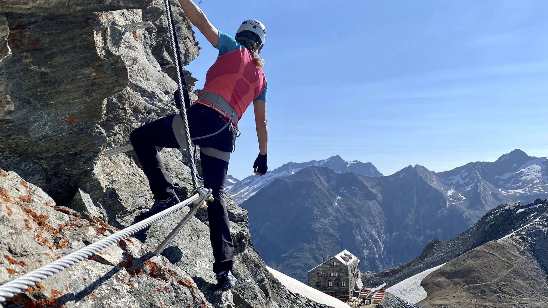 Via Ferrata Britannia and Britanniahütte.