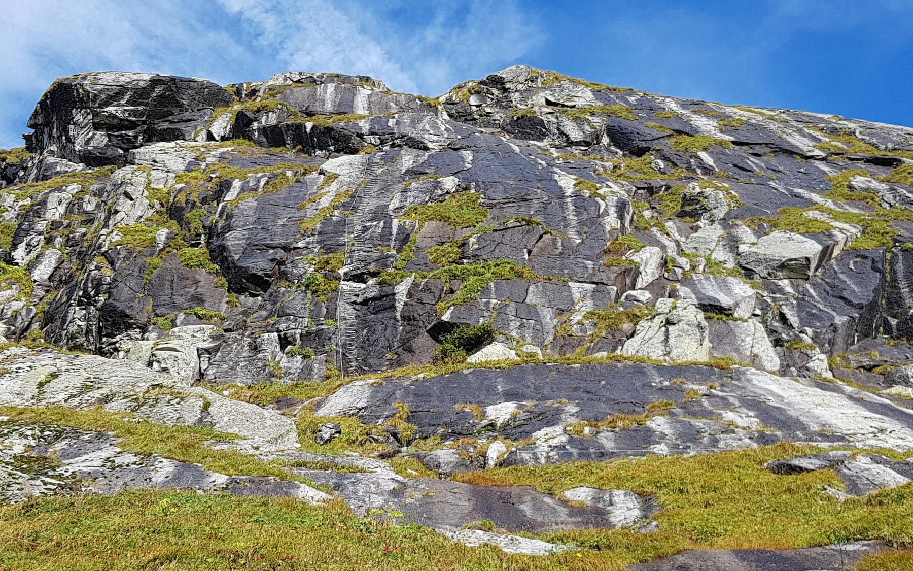 Der Abschnitt Steinbockwand.