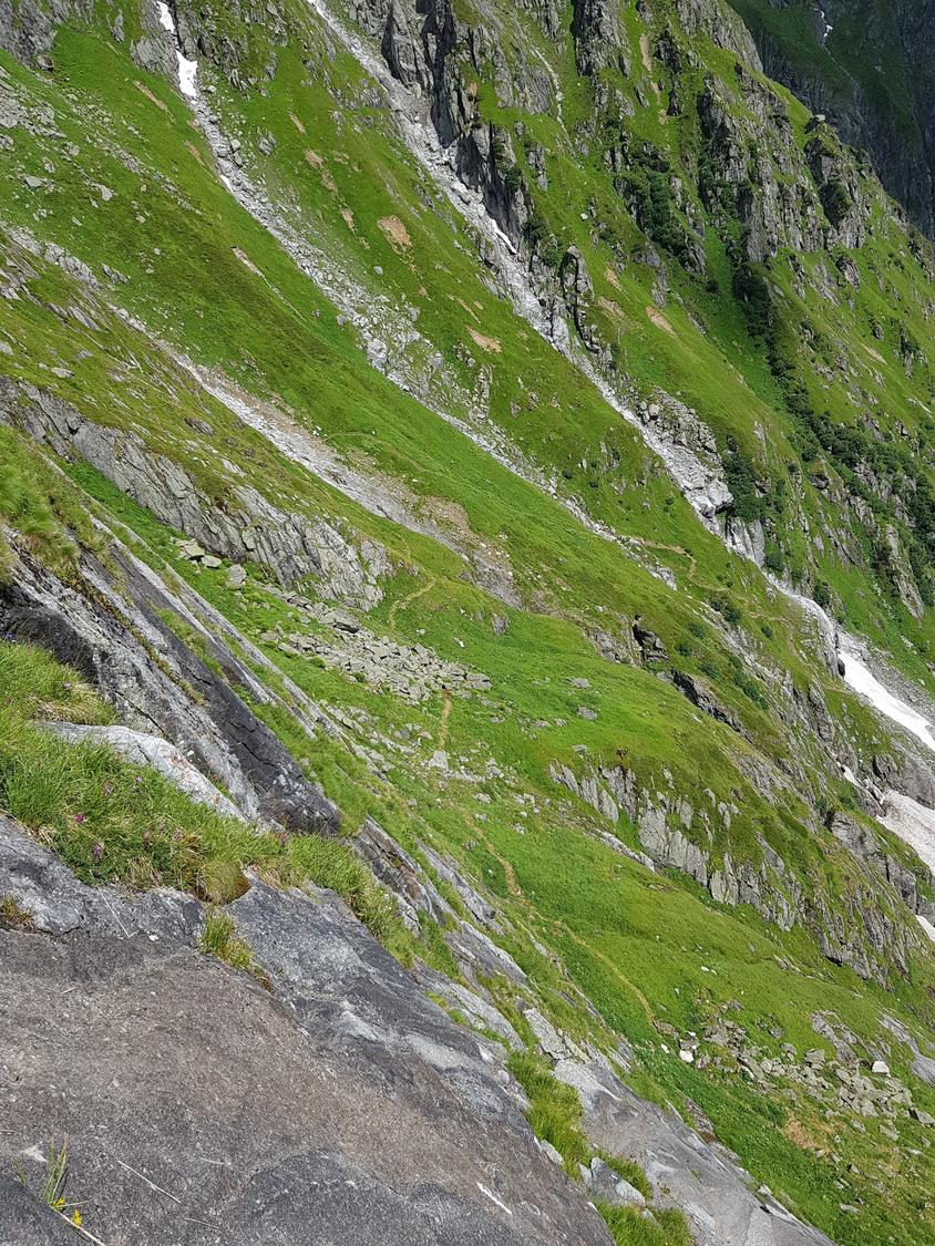 Blick in den zweiten Notausstieg.