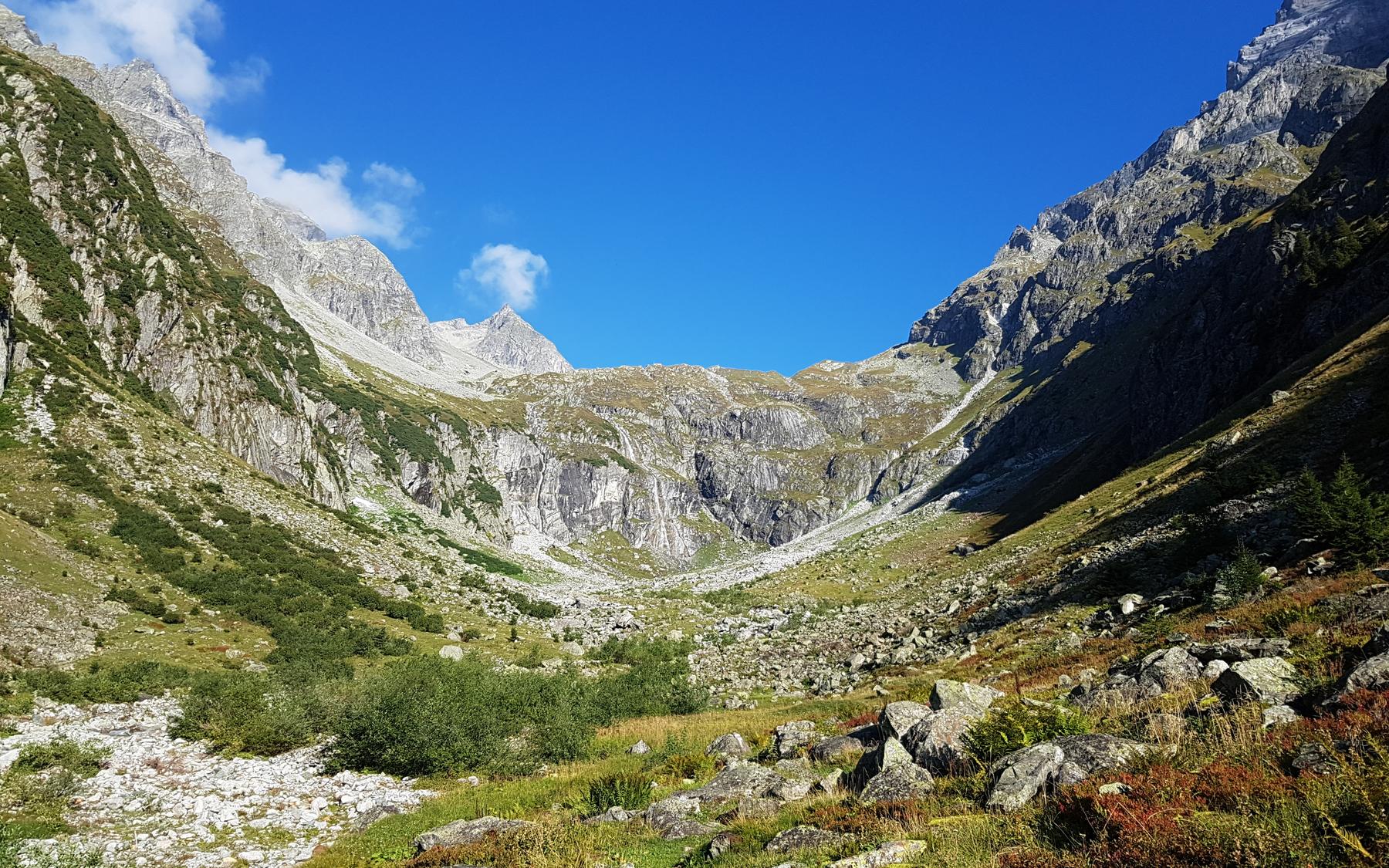 Access to Camona da Punteglias: Val Punteglias.