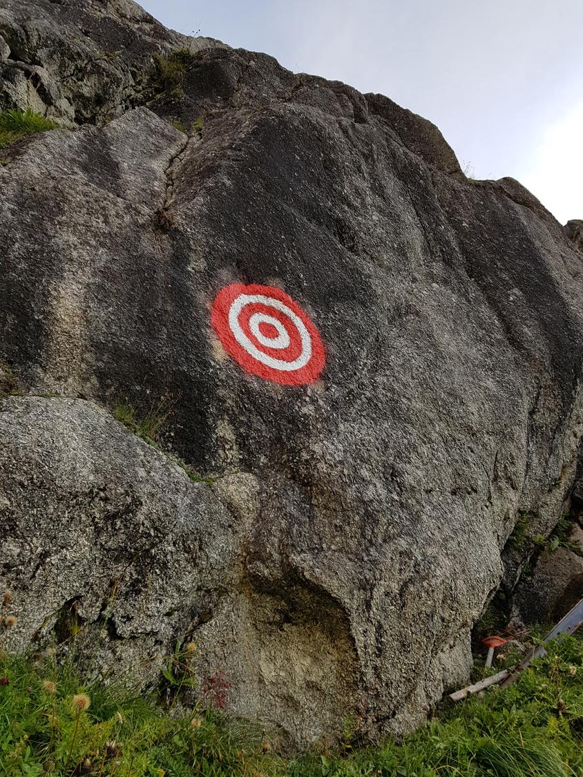 Well marked.