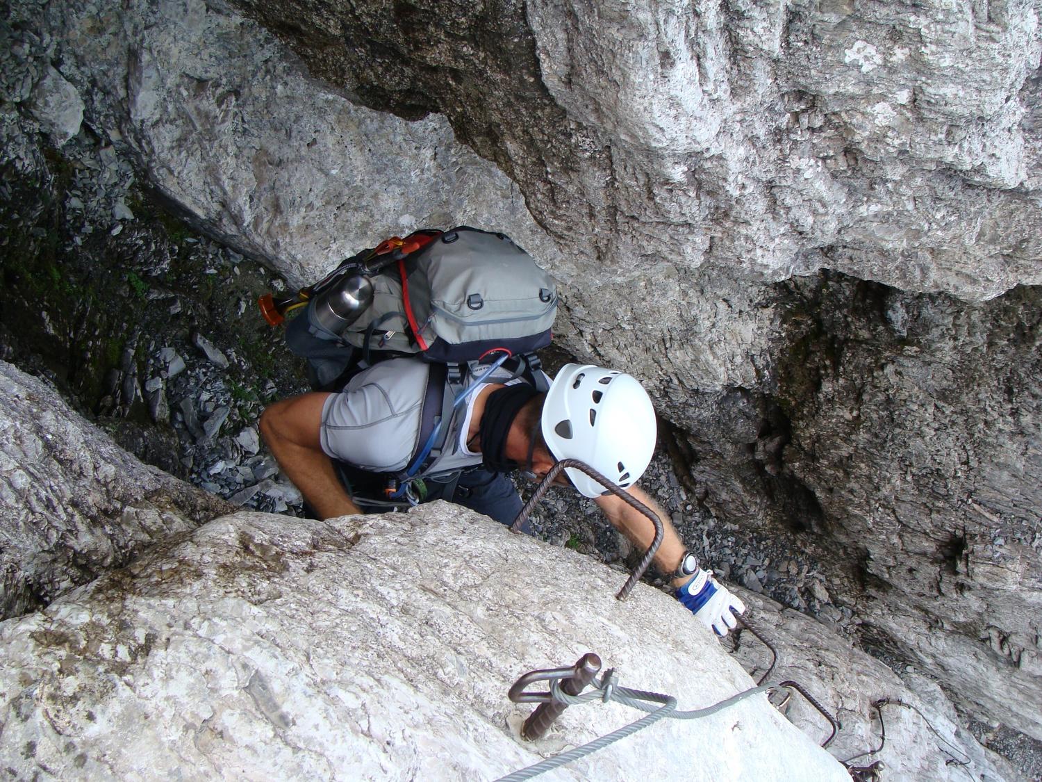 The crux passage.