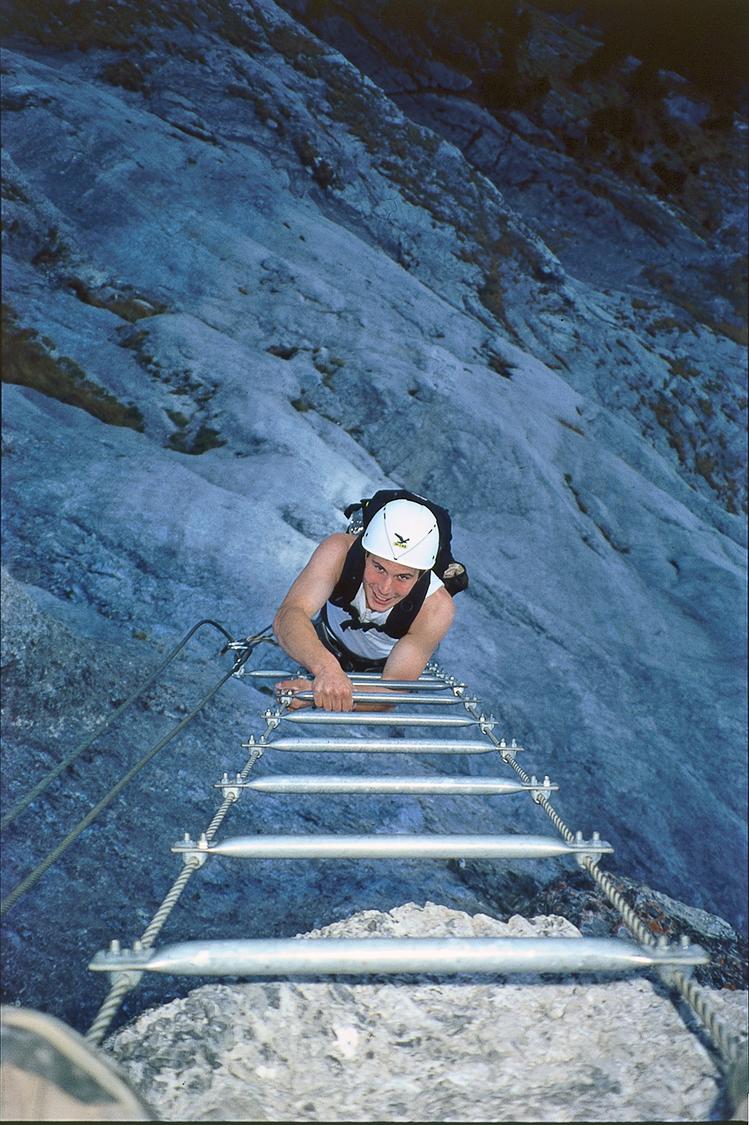 The 'rickety ladder finale'.