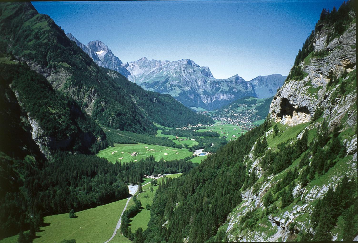 Great scenery that is the Engelberg valley.