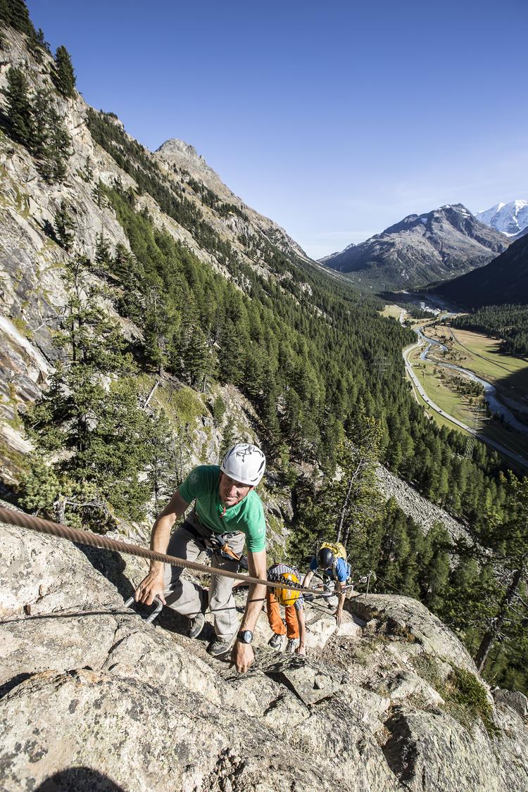 La Resgia via ferrata. A chilled out, scenic tour.