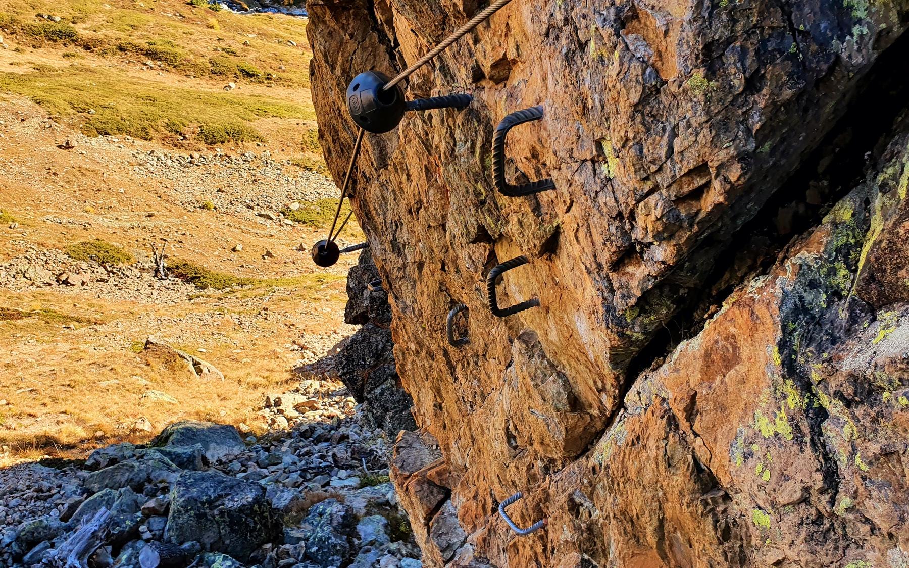 Im Klettersteig Languard