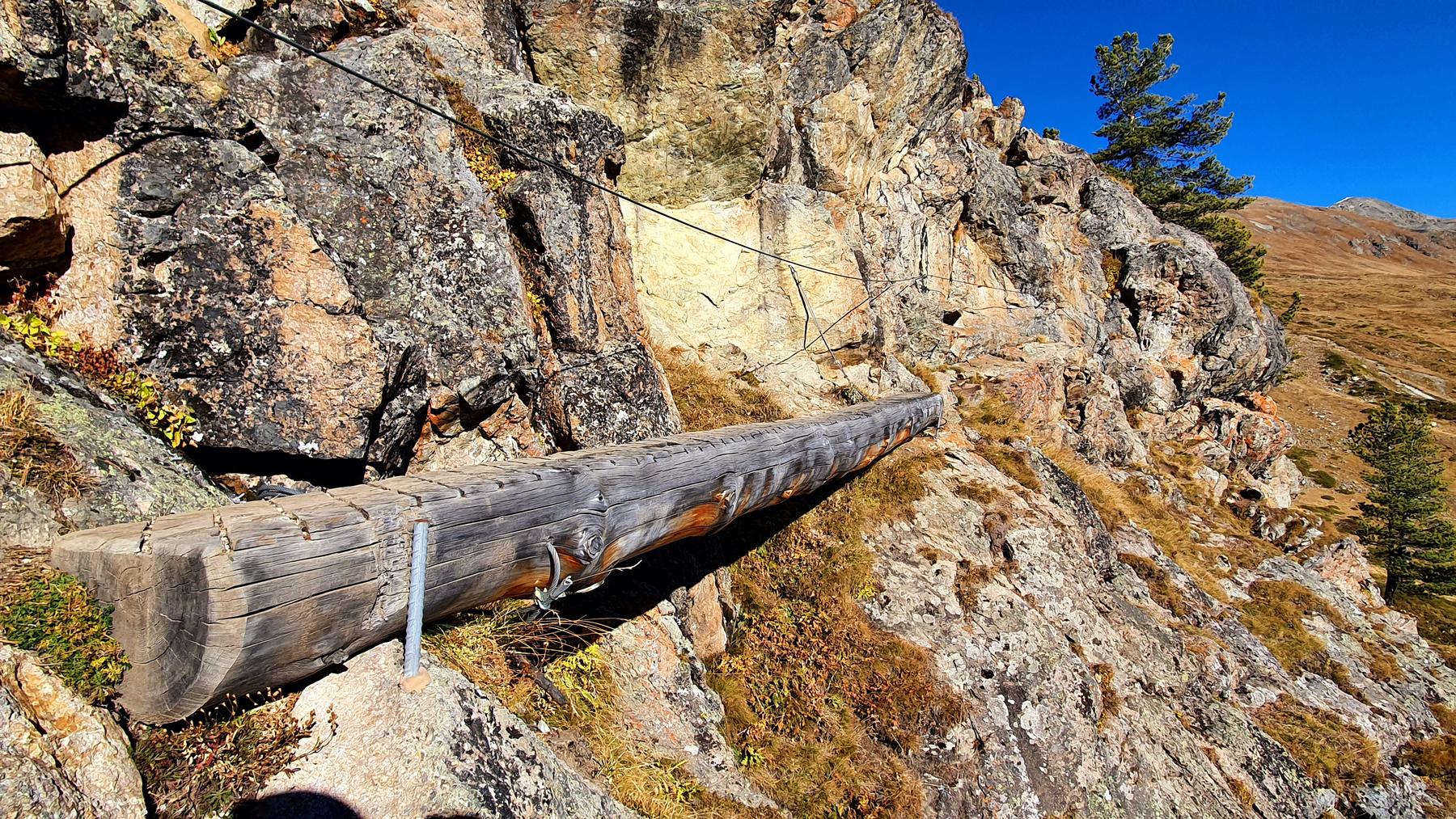 Im Klettersteig Languard
