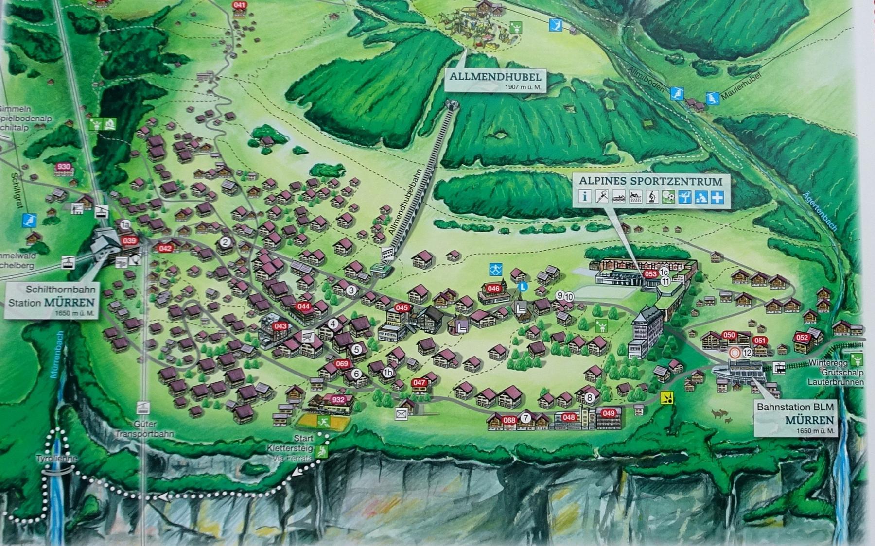 Overview of Mürren