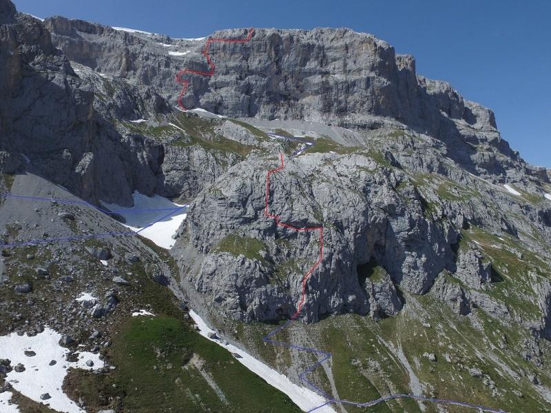 Übersicht Klettersteige Partnunblick.