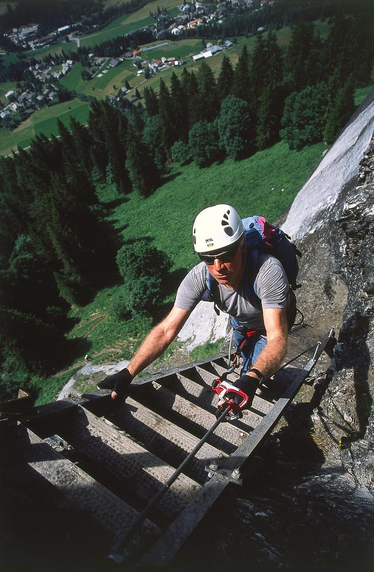 The Pinut via ferrata.