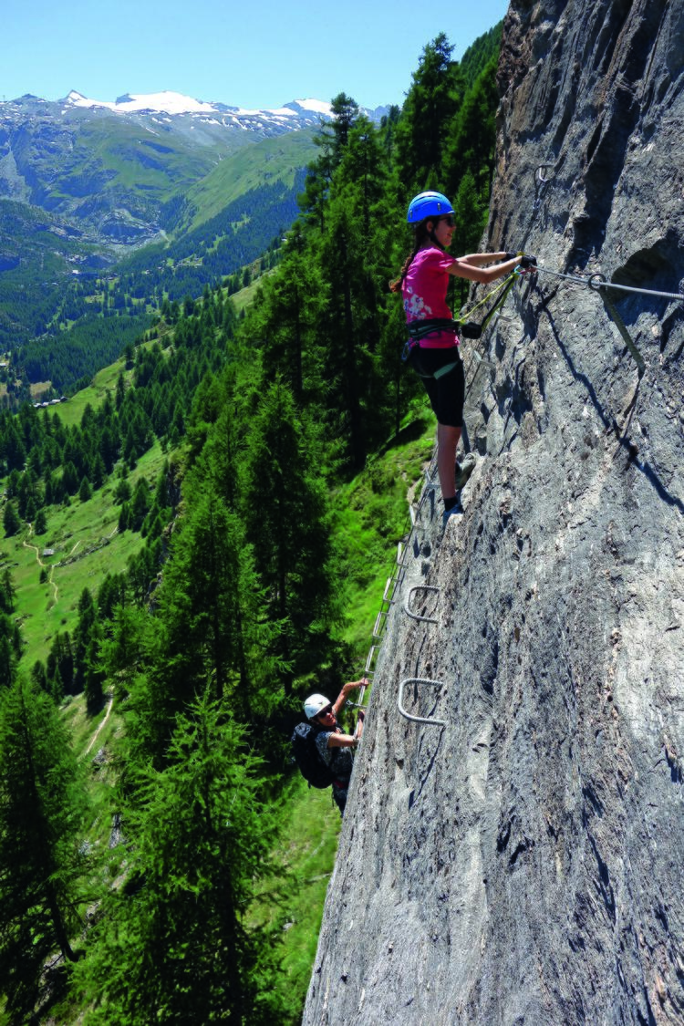 On the key section of route B.