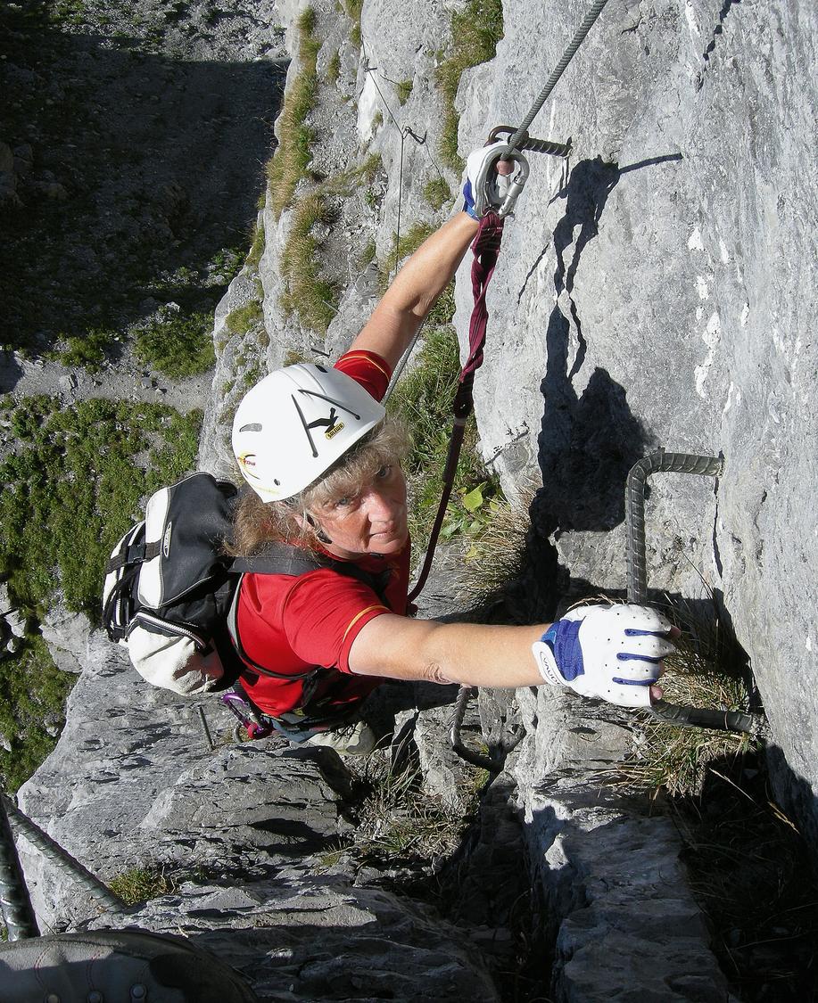 Steep but controlled adventure.