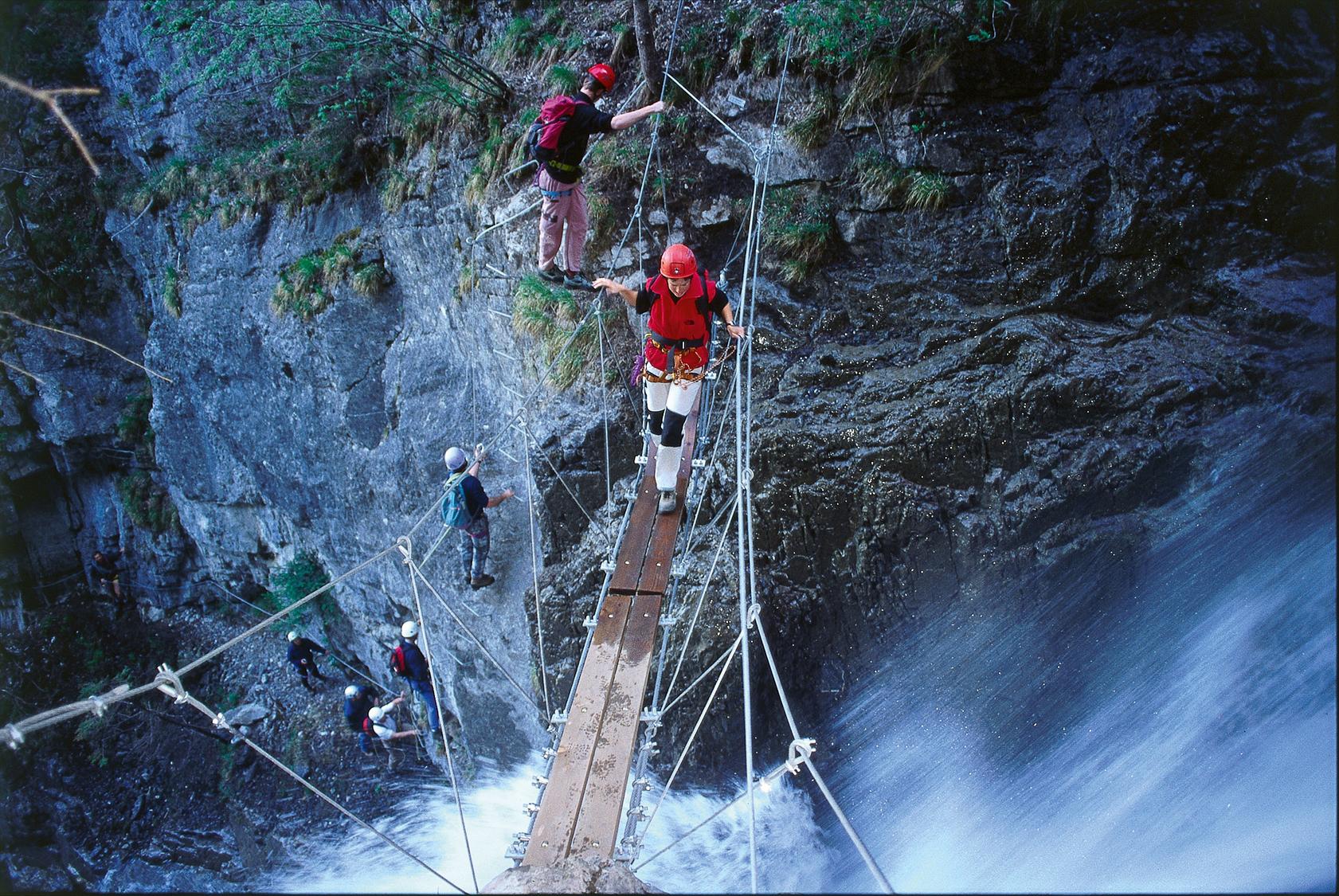 Expect a thorough dowsing on the lower bridge.
