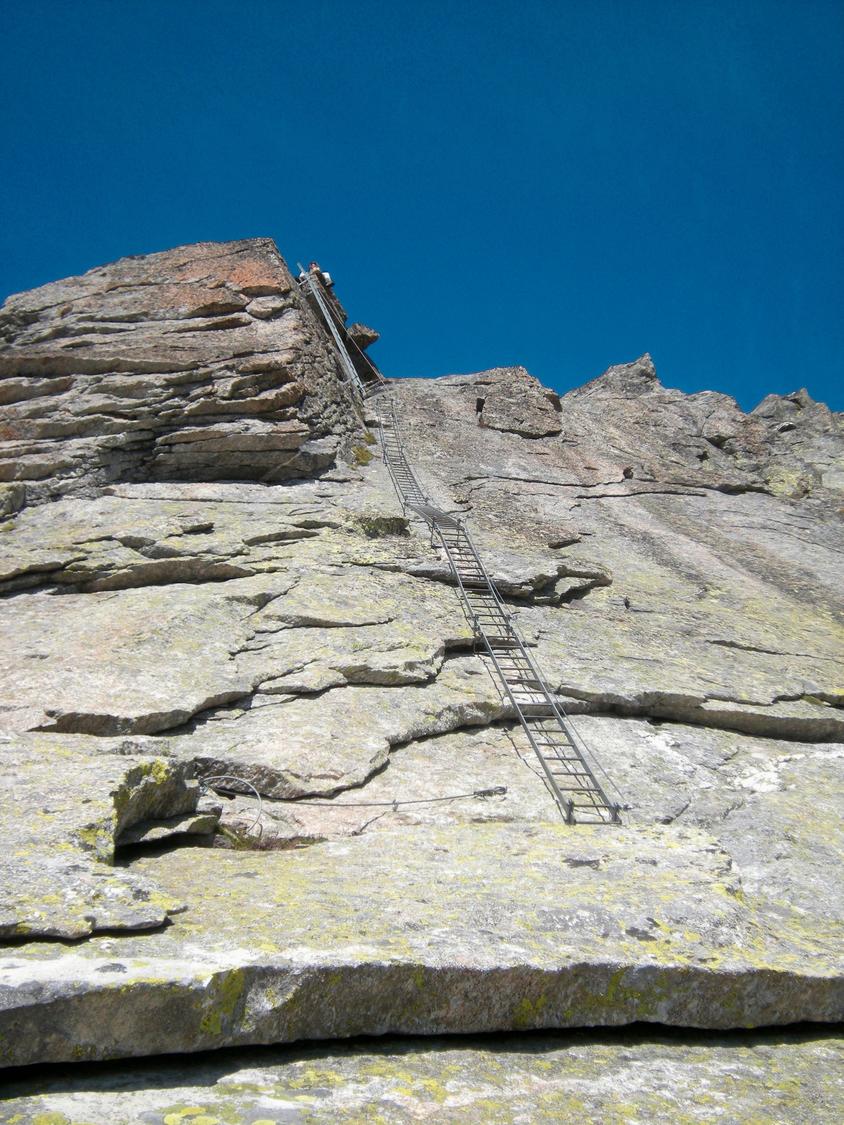 Long ladders lead lavishly upwards.