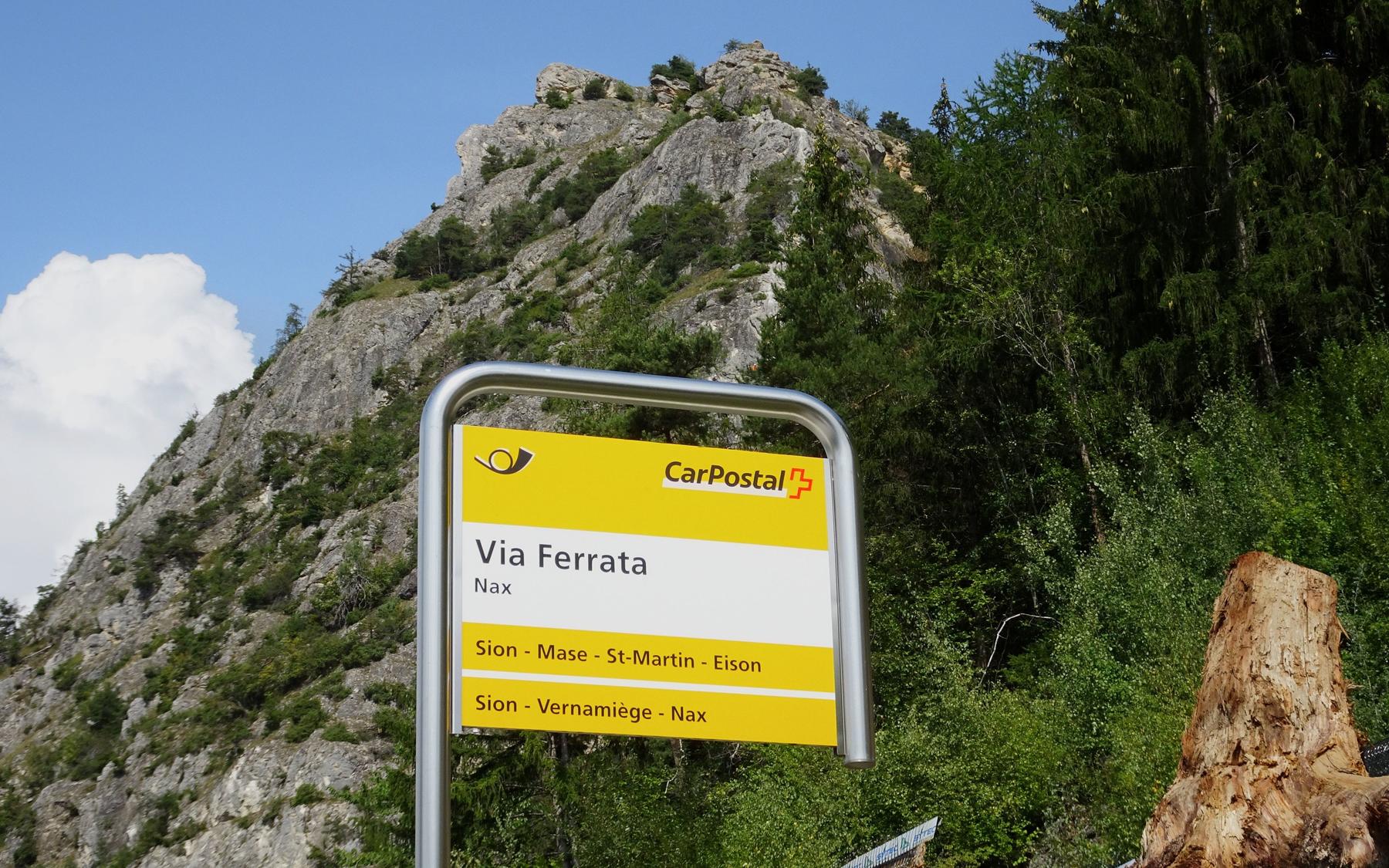 A via ferrata with a bus stop 5 min. from the start - perfect!