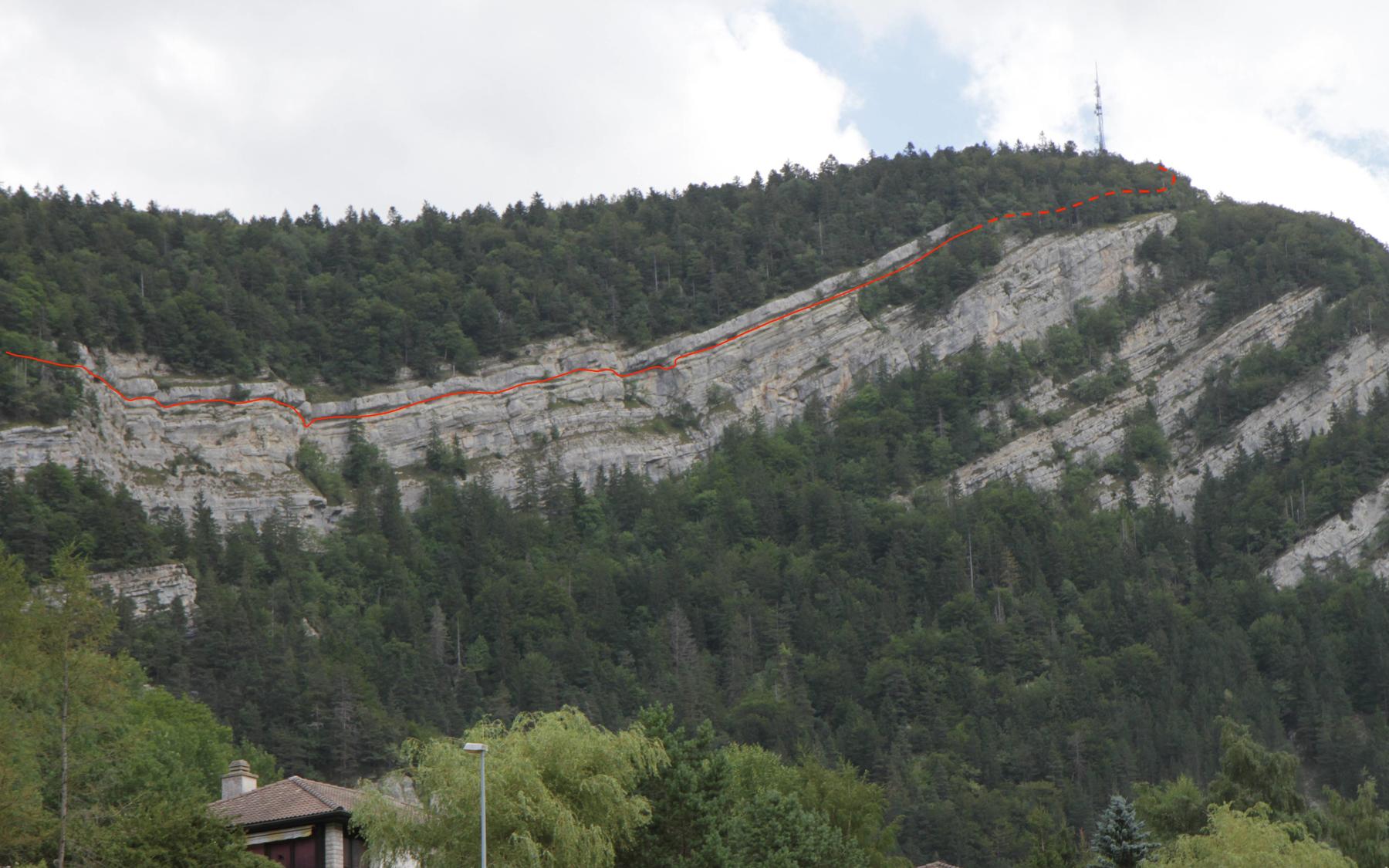 Tichodrome Via Ferrata overwiev.
