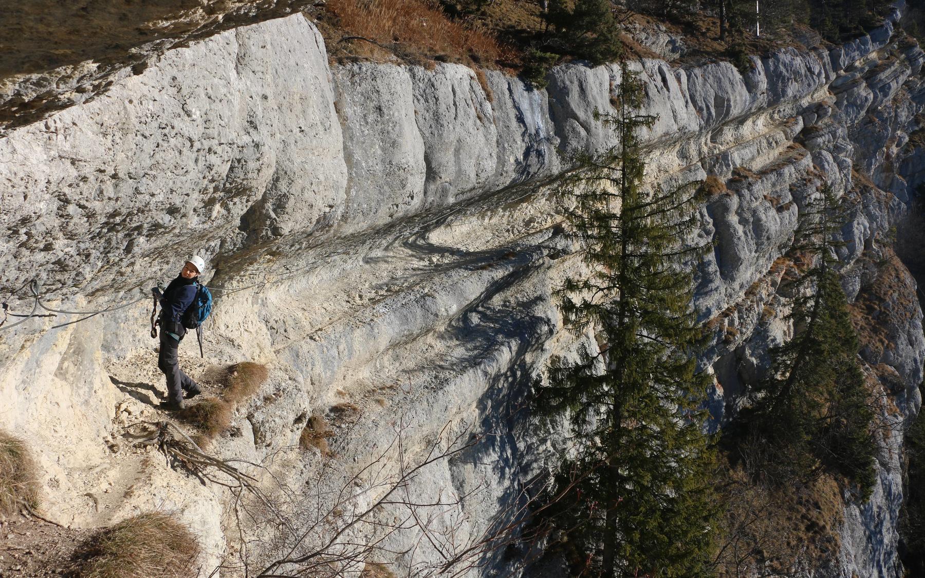 Tichodrome Via Ferrata start.