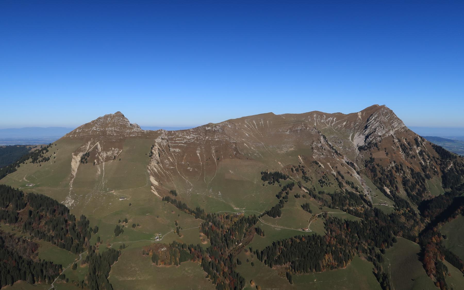 Le Moléson von Südwesten gesehen.