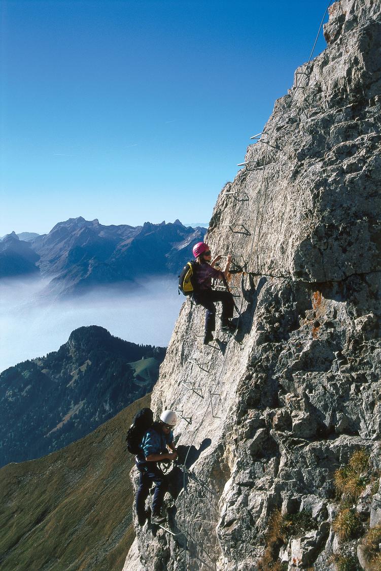 Autumn time. On the last steep wall.